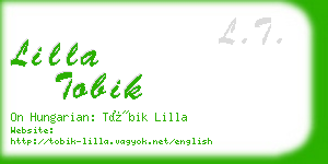 lilla tobik business card